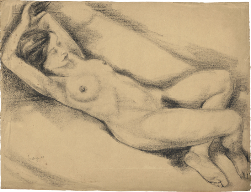 Lot 8134, Auction  126, Isenburger, Eric, Liegender weiblicher Akt