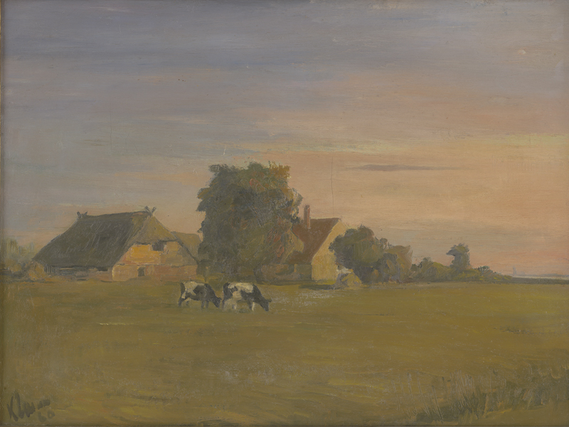 Lot 8141, Auction  126, Klamann, Kurt, Weidelandschaft bei Zingst