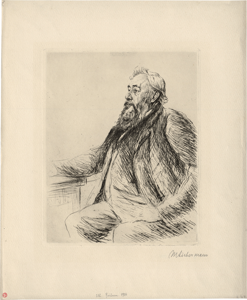 Lot 8162, Auction  126, Liebermann, Max, Porträt Brinckmann