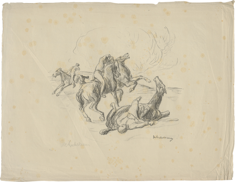 Lot 8166, Auction  126, Liebermann, Max, Reiterkampf