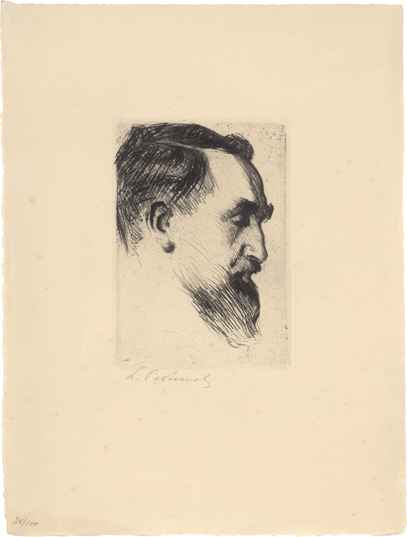 Lot 8223, Auction  126, Pasternak, Leonid Osipovich, Portrait Hermann Struck