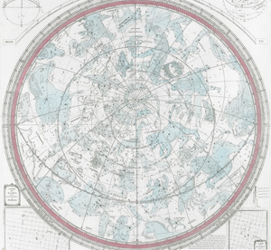 Lot 4, Auction  127, Chrysologue, Petrus, Planisphère céleste Boréal projeté sur le plan de l'équateur