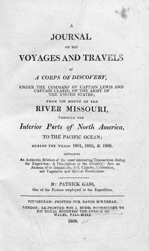 Lot 73, Auction  127, Gass, Patrick, A journal of the voyages and the travels of a corps of discovery