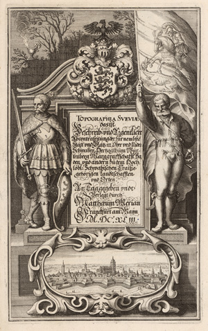 Lot 165, Auction  127, Merian, Matthäus, Sammelband mit 3 Topographien
