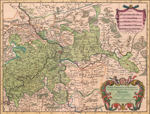 Lot 212, Auction  127, Deutschland, Konvolut von 6 kolorierten Kupferkarten