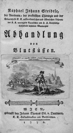 Lot 325, Auction  127, Steidele, Raphael Johann, Abhandlung von Blutflüssen