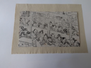 Los 621 - Japanische Buchholzschnitte - Sammlung von 9 Holzschnitt-Albumblättern - 10 - thumb