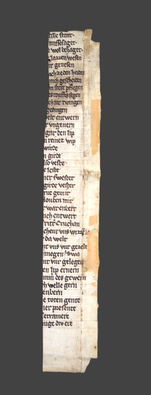 Los 1004 - Rennewart-Fragment - Fragment einer deutschen Handschrift auf Pergament.  - 2 - thumb