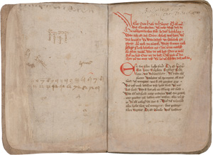 Lot 1011, Auction  127, Katechetische Sammelhandschrift, Deutsche Handschrift auf Papier. Südwestdeutschland um 1400