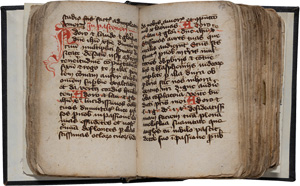 Lot 1014, Auction  127, Johannes von Neumarkt, Mystische Sammelhandschrift. Deutsche Handschrift auf Papier. Nürnberg, St. Katharina, 2. Drittel des 15. Jahrhunderts. - Umfangreiche spätmittelalterliche Sammelhandschrift