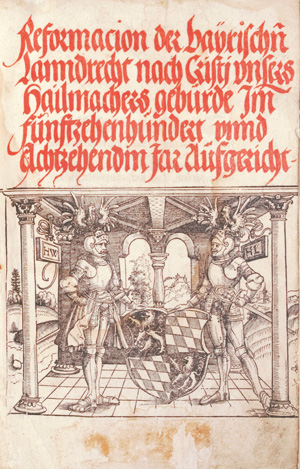 Lot 1084, Auction  127, Bayern, Sammelband  zum Bayrischen Landrecht