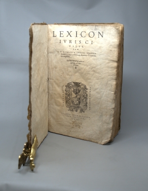 Los 1201 - Spiegel, Jakob - Lexicon iuris civilis. Ex varijs probatorum autorum commentarijs congestum - 3 - thumb