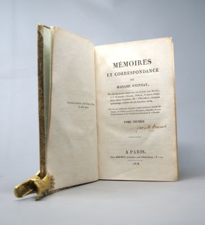 Los 2031 - Epinay, Louise Florence Pétronille Tardieu d'Esclavelles d' - Mémoires et correspondance - 2 - thumb