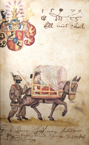 Los 2533 - Stammbuch - des Sebald Welser, Ratsherrn aus Nürnberg. 1575-1580 - 8 - thumb