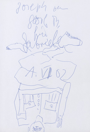 Lot 3020, Auction  127, Baselitz, Georg, Meine neue Mütze. (Katalog der Ausstellung in der ) Galerie Thaddaeus Ropac, Paris