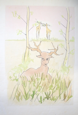 Los 3071 - Dali, Salvador - 16 kolorierte und pochoir-kolorierte Original-Kaltnadelradierungen auf Arches-Velin - 5 - thumb