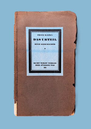 Lot 3172, Auction  127, Kafka, Franz, Das Urteil