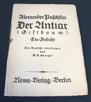 Los 3276 - Puschkin, Alexander Sergejewitsch - Der Antiar (Giftbaum) - 2 - thumb