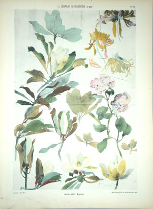 Los 3372 - Document du Décorateur, Le - Troisième série: Fleurs stylisées - 2 - thumb