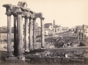 Lot 4010, Auction  127, Anderson, James and Tommaso Cuccioni, Views of the Forum Romanum, the Arches of Titus and Septimius Severus, the Campidoglio, and the Villa Medici