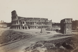 Lot 4011, Auction  127, Anderson, James and Tommaso Cuccioni, View of the Colosseum; Arch of Constantine; Temple of Hercules Victor; Arch of Drusus