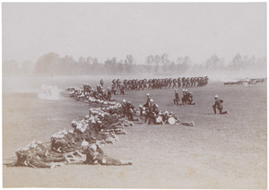 Los 4013 - Anschütz, Ottomar - Imperial Military Maneuvers at Müncheberg / State visit of Umberto I to Berlin  - 3 - thumb