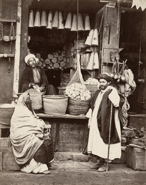 Lot 4018, Auction  127, Béchard, Émile, Market and street scenes in Cairo, Thèbes and Port d' Assouan