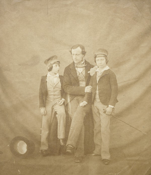 Lot 4032, Auction  127, British Royal Family, Prince Alfred and the Prince of Wales with Mr. Gibbs / Prince Alfred and the Prince of Wales with Dr. Ernst Becker / Prince Alfred with violin