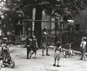 Lot 4202, Auction  127, Jacoby, Max, Children playing in back courtyard, Berlin