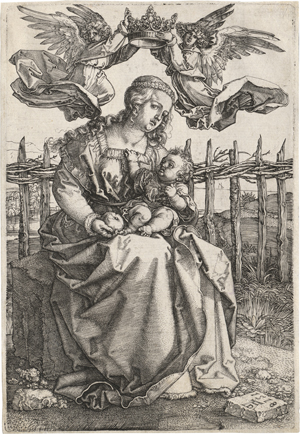 Lot 5065, Auction  127, Dürer, Albrecht, Die Jungfrau, von zwei Engeln gekrönt