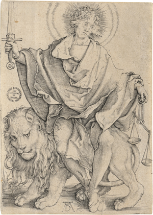 Lot 5074, Auction  127, Dürer, Albrecht, Die Sonne der Gerechtigkeit
