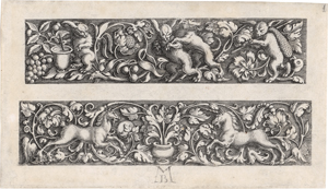 Lot 5173, Auction  127, LeBlon, Michel, Friese mit Tieren und Ranken