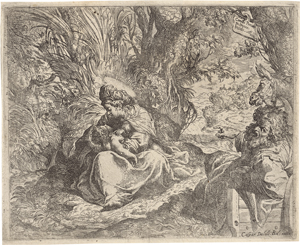 Lot 5191, Auction  127, Procaccini, Camillo, Die Ruhe auf der Flucht nach Ägypten