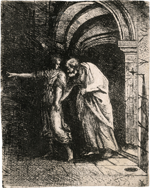 Lot 5210, Auction  127, Rembrandt Harmensz. van Rijn - Schule, Der Engel befreit Petrus