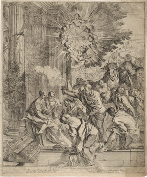 Lot 5234, Auction  127, Testa, Pietro, Die Anbetung der Heiligen Drei Könige
