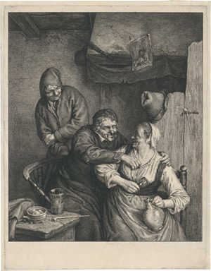 Lot 5245, Auction  127, Visscher, Johannes, Der verliebte Bauer