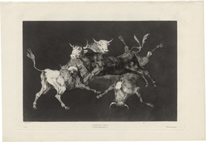Lot 5277, Auction  127, Goya, Francisco de, Los Proverbios: Vier ergänzende Blätter