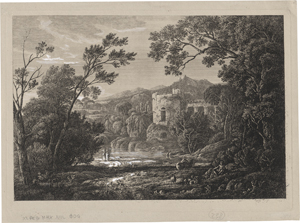 Los 5373 - Rebell, Josef - Heroische Landschaft mit Schäfer und Schafherde - 0 - thumb