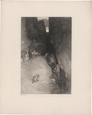 Lot 5402, Auction  127, Jettmar, Rudolf, Felsschlucht