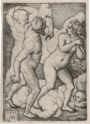 Lot 5439, Auction  127, Beham, Sebald, Die Vertreibung aus dem Paradies