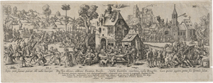 Lot 5455, Auction  127, Bry, Johann Theodore de, Die Dorfkirchweih