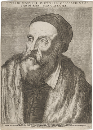 Lot 5463, Auction  127, Carracci, Agostino, Bildnis Tizians