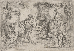 Lot 5466, Auction  127, Castiglione, Giovanni Benedetto, Die Allegorie der Vergänglichkeit