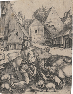 Lot 5480, Auction  127, Dürer, Albrecht, Der verlorene Sohn