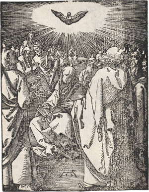 Lot 5494, Auction  127, Dürer, Albrecht, Sendung des heiligen Geistes