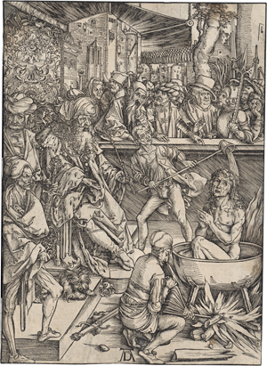 Lot 5495, Auction  127, Dürer, Albrecht, Marter des Evangelisten Johannes.