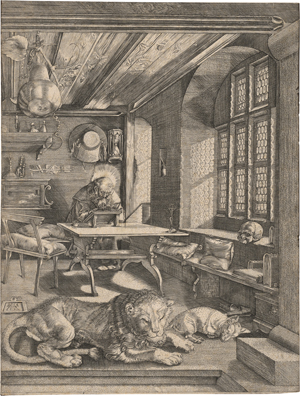 Lot 5501, Auction  127, Dürer, Albrecht - nach, Der hl. Hieronymus im Gehäus