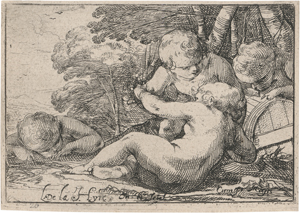 Lot 5557, Auction  127, Hyre, Laurent de la, Kinderbacchanal: Die Landschaft mit den vier Knaben