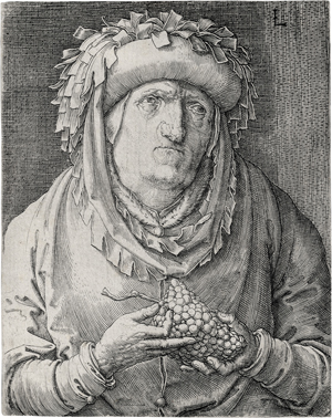 Lot 5575, Auction  127, Leyden, Lucas van, Der Mann mit den Weintrauben 