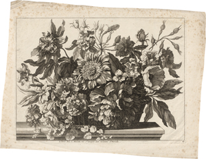 Lot 5584, Auction  127, Monnoyer, Jean-Baptiste - nach, Blumenbouquet in Flechtkorb